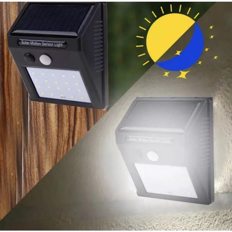 Luminária Solar Led com Sensor de Presença Automático